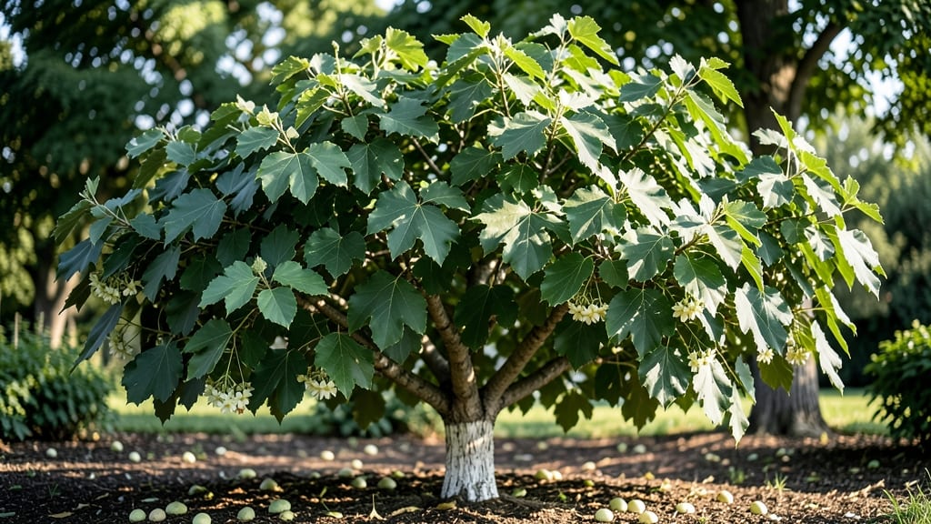 White Mulberry Grow a Garden: Year-Round Shade and Humane Fruit Harvest